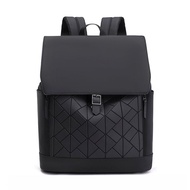 Deere Jack กระเป๋าเป้ของผู้ชายกระเป๋าเป้สะพายหลังความจุมากดีไซน์เรขาคณิต