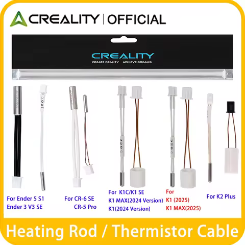 Creality Official K1/K1C/K2Plus Hotend Ceramic Heating Tube, Ender3 V3 SE/Ender5 S1/CR6 SE Thermisto