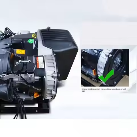 Silent Frequency Conversion EV Range Extender 6KW 48V 60V 72V Electric Car Generator