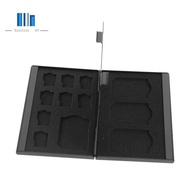 Anti-Static, Mini Carrying Storage Box Memory Card Storage Box with Slots for 4 SD Cards and 8 TF Cards Memory Cards