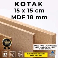 Box 15 x 15 cm - MDF 18 mm - MDF wood board