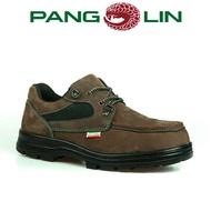 รองเท้าเซฟตี้ รองเท้านิรภัย Pangolin รุ่น 0285G สีน้ำตาล หัวเหล็ก พื้น PU เสริมแผ่นสแตนเลส ตัวแทนจำหน่ายรายใหญ่
