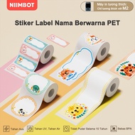 NIIMBOT M2 Colorful Cartoon Label Paper, Name Stickers for Storage Labels