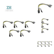 15Pin SATA Male to 8Pin(6+2) PCI-E Power Supply Cable SATA Cable 15-Pin to 8 Pin Cable 18AWG Wire fo