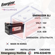 ENERGIZER SLI LN3 | 57539 | DIN75L CAR BATTERY