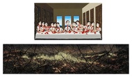 Zeng Fanzhi Zeng Fanzhi 曾梵志 | i. The Last Supper ii. This Land so Rich in Beauty No. 1 (Two Works) i
