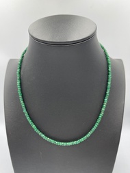 Dyed emerald beads. 3.0-4.5 MM