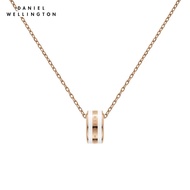 Daniel Wellington สร้อยคอ EMALIE NECKLACE Satin White สีโรสโกลด์