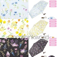 有吊牌日本 wpc 超輕高防曬六骨五折降溫高性能傘 花草布甸狗 kuromi 玉桂狗 雨傘UPF 50+