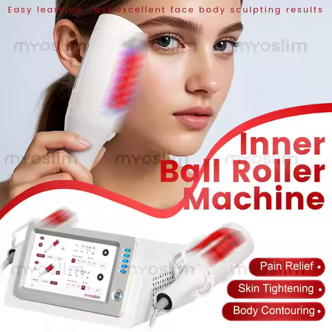 NEW Portable Vela Inner Ball Roller Massage Machine Body Slimming Shape Physical Therapy Removal End