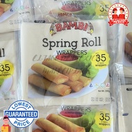 ∏ ⏺️ Bambi Spring Roll Wrapper 35 pcs Small 6" x 6" lumpia wrapper