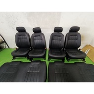 SEAT ORIGINAL LEATHER GINO L700 HALFCUT PERODUA KELISA