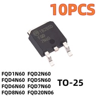 5PCS FQD20N06 1N60C 2N60C 4N60C 5N60C 6N60C 7N60C 8N60C SMT TO252 Field Effect Transistor