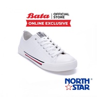 【COD】 Bata บาจา ยี่ห้อ North Star รองเท้าสนีคเคอร์ Casual Sneakers รองเท้าผ้าใบทรงลำลอง สำหรับผู้ชาย รุ่น New Last  สีขาว 8511253