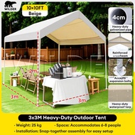 【Great discount】Gazebo Tent Camping Tent Heavy Duty Gazebo Outdoor Khemah Night Market Canopy Car Te