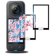 対応INSTA360X5/INSTA360X4フィルム一体型レンズ保護フィルム2枚セット用INSTA360X4保護フィルム用インスタ360X5全面保護カメラフィルム液晶保護フィルム耐衝撃防爆裂高透過率