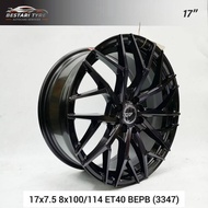 (3347) NEW SPORT RIMS AD ORIGINAL AEDEE 17 INCH 17X7.5 8X100/114 ET40 BEPB READY STOCK SPORT RIM