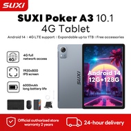 SUXI A3 Pro tablet 10.1" IPS screen Unisoc T606 4GB+128GB 2.4G/5G WiFi Android 14 tablet 6000mAh COD