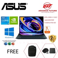 Asus ZenBook Duo 14 UX482E-GHY348TS 14'' FHD Touch Laptop Blue ( I5-1135G7, 16GB, 512GB SSD, MX450 2GB, W10, HS )