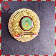 Round APSI Advocate Brooch - Round Advocate Pin - Harapan Mulya