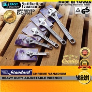 [MADE IN TAIWAN] STANDARD HEAVY DUTY ADJUSTABLE SPANNER / ADJUSTABLE WRENCH / SWITCH SPANAR / SPANAR