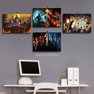 61-74 CHILDREN'S ROOM DISPLAY GAME MORTAL COMBAT PLAYER 20X30 6T4FW/9BC2K CUSTOM ROOM DECORATION/ MO