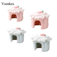 Vsenkes Hamster House, Guinea Pig Hideaway, Cartoon Chinchilla Guinea Pig Habitat, Guinea Pig House,