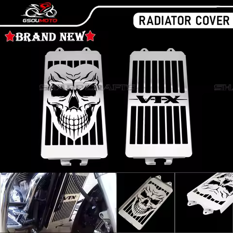 Motorcycle Engine Radiator Grill Grille Tank Cooler Cover For Honda VTX1300 VTX1300C VTX1300R VTX130