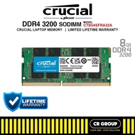 Crucial 8GB 16GB 32GBDDR4 3200MHz CL22 1.2V Non-ECC SODIMM Notebook Memory CT16G4SFRA32A