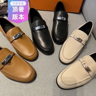 Hermes Loafers Destin Retro Kelly Buckle Loafers Original Purchase Daigou Level Hermes Kelly Buckle 