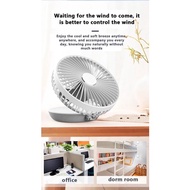 Mini Fan USB Rechargeable Folding Intelligent Fan XH-666 (6inch) I Fan Rechargeable Desktop Fan Arom
