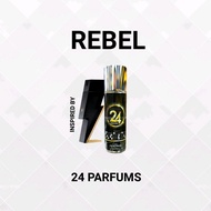 Long lasting 24 Parfums REBEL Edp perfume