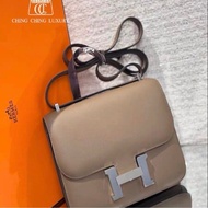 🌈Hermes🧡Mini Constance 19🧡D0威馬犬灰銀扣🧡全套有單🌟🌈Swift皮🌟miniconstance🌟constance19🌟Constance🌟愛馬仕🌟