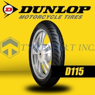(Year 2020) Dunlop Tires D115 90/80-14 49P Tubeless Motorcycle Street Tire