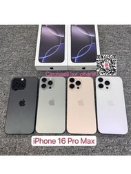 iPhone 16 Pro Max 256/512/1 TB  港行雙卡 全原裝 無拆過無維修過*（歡迎上黎揀機， 機況/電池/價錢  睇post 下面點開read more）1