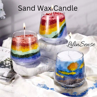 Sand Wax Candle DIY Pearl Wax Candle Making Colourful Snowflake Palm wax 50g