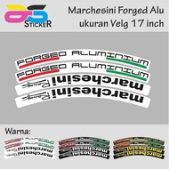 Sticker - 17 Inch Marchesini Forged Al Rim Printing Stickers