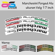 Sticker - Sticker Printing Rims 17 Inch Marchesini Forged Al