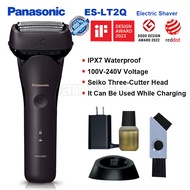 Panasonic ES-LT2Q Three-Head Reciprocating Small Hammer Electric Shaver Full Body Washable Portable Beard Sharpener