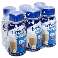 Sữa Bột Pha Sẵn Abbott Ensure Original Nutrition Shake Hương Vani Lốc (6 Chai X 237ml)