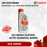 Oli Castrol Activ Essential 08L Sae 20W-40 Oli Castrol Essential 800ml untuk ( motor bebek )