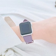 客製化禮物意大利真皮革錶帶Apple Watch 薰衣草紫色