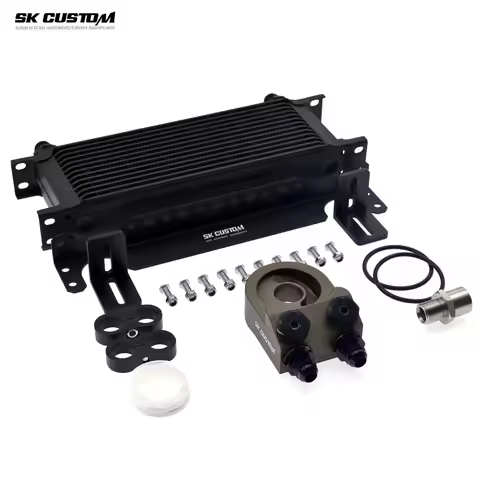 SK CUSTOM For VW Audi Skoda 1.2T 1.4T 1.5T 1.6L EA211 Engine Oil Cooler Kit A3 A4L Golf MK7 MK8 Car 