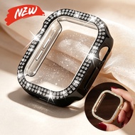 Double row diamond case For Apple watch Apple Watch Series 12/11/10 42mm 46mm