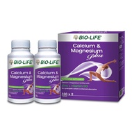 BIO LIFE CALCIUM MAGNESIUM PLUS 100 X 2