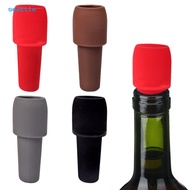 SEA_1/4Pcs Silicone Wine Stopper Leak-proof Reusable Red Wine Beer Champagne Bottle Sealer Saver Cork Kitchen Supplies