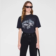 RJDJ 26 Early Spring North American AB Landscape Letter Print Round Neck Cotton Short-Sleeved T-Shir