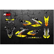 decal wr 155 fullbody (004) dekal stiker wr 155 r hitam kuning - kuning glosy kilap