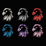 老鷹 鑽石紋反光貼紙 車貼 車身貼紙 玻璃貼紙 汽車貼紙