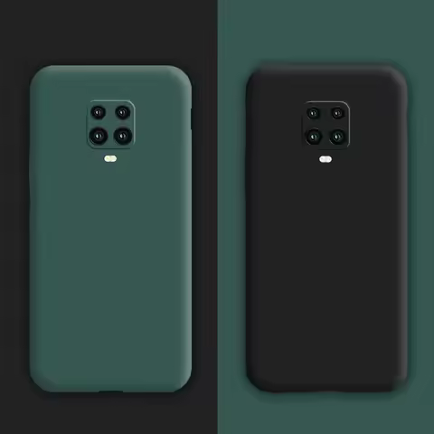 Redmi Note 9 Pro 9Pro Note9Pro 9S 5G Case Liquid Silicone Camera Protector Cover for Xiaomi Redmi No
